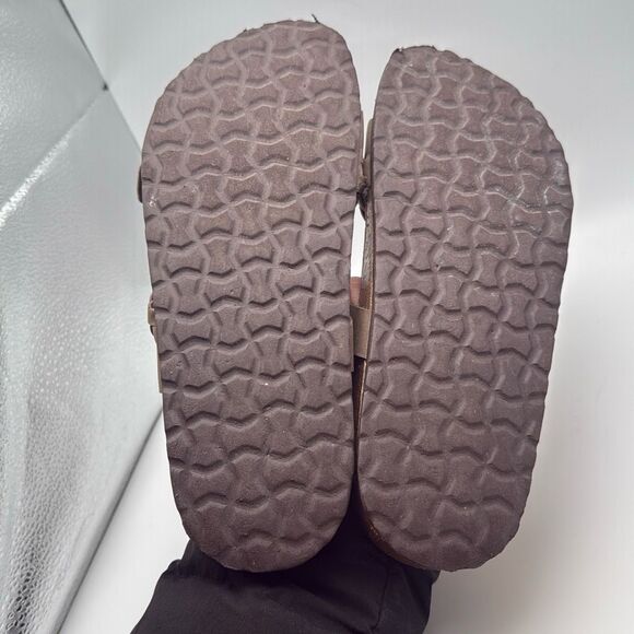 CUSHIONAIRE Women's Lizzy Cork Footbed Sandal - Boho Chic Summer Slides SIZE 8 B - Picture 6 of 8